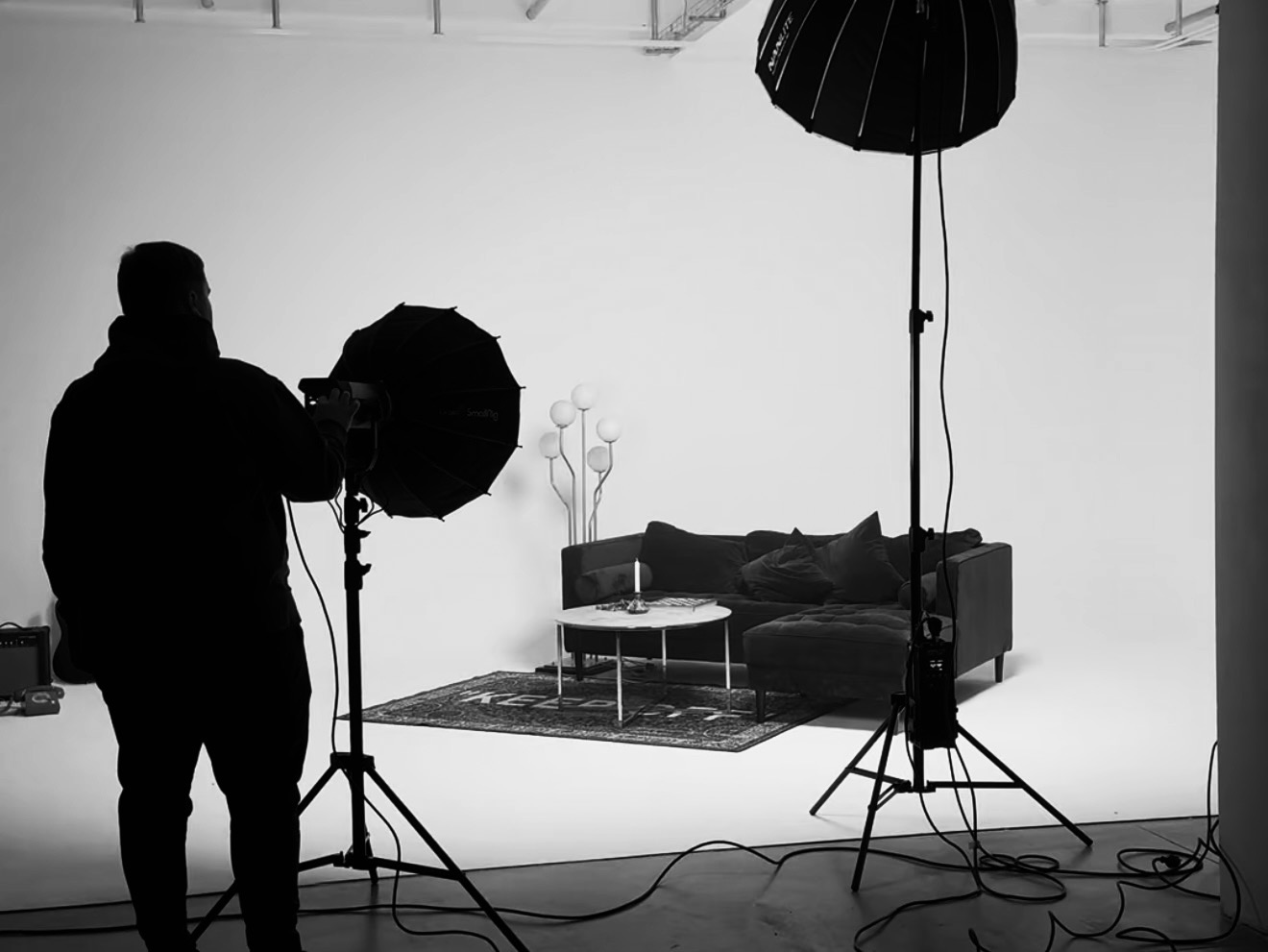Behind the scenes — Lighting Setup